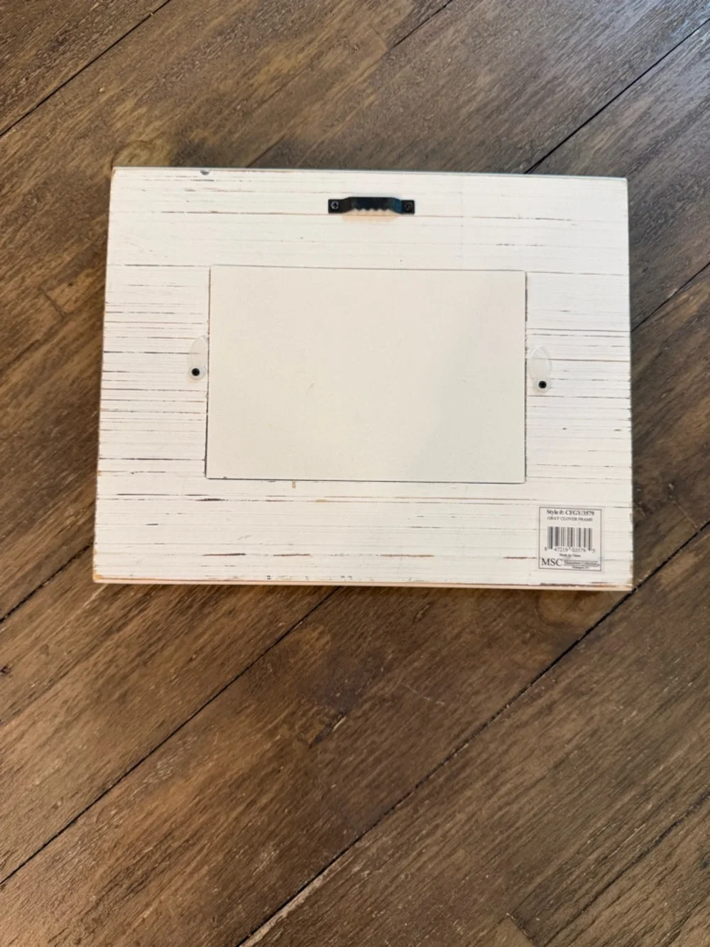 Mainstreet Collection Gray Clover 4x6 Distressed Wood Picture Frame Farmhouse
